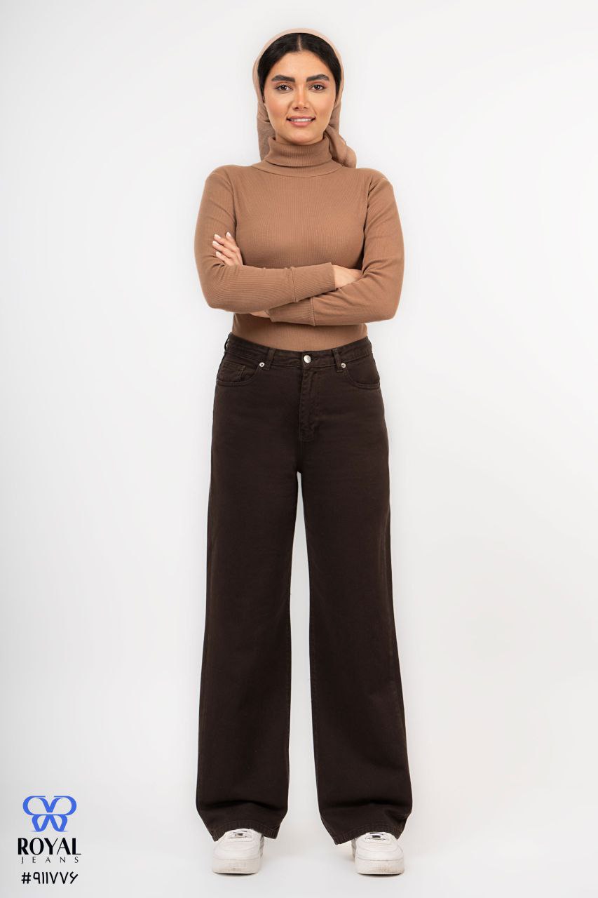 شلوار نیم بگ قهوه ای 9003856